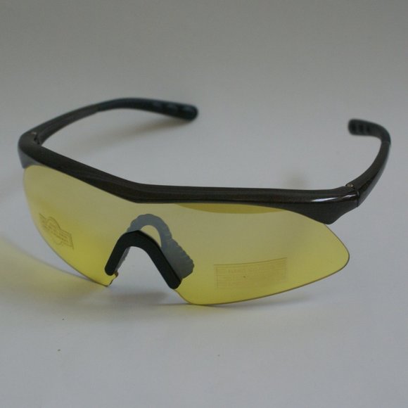 SportsWrapAround Blade NightDrivingyellow sunglass - Picture 3 of 6